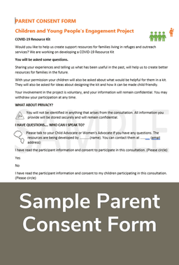 Sample Parent Consent Form